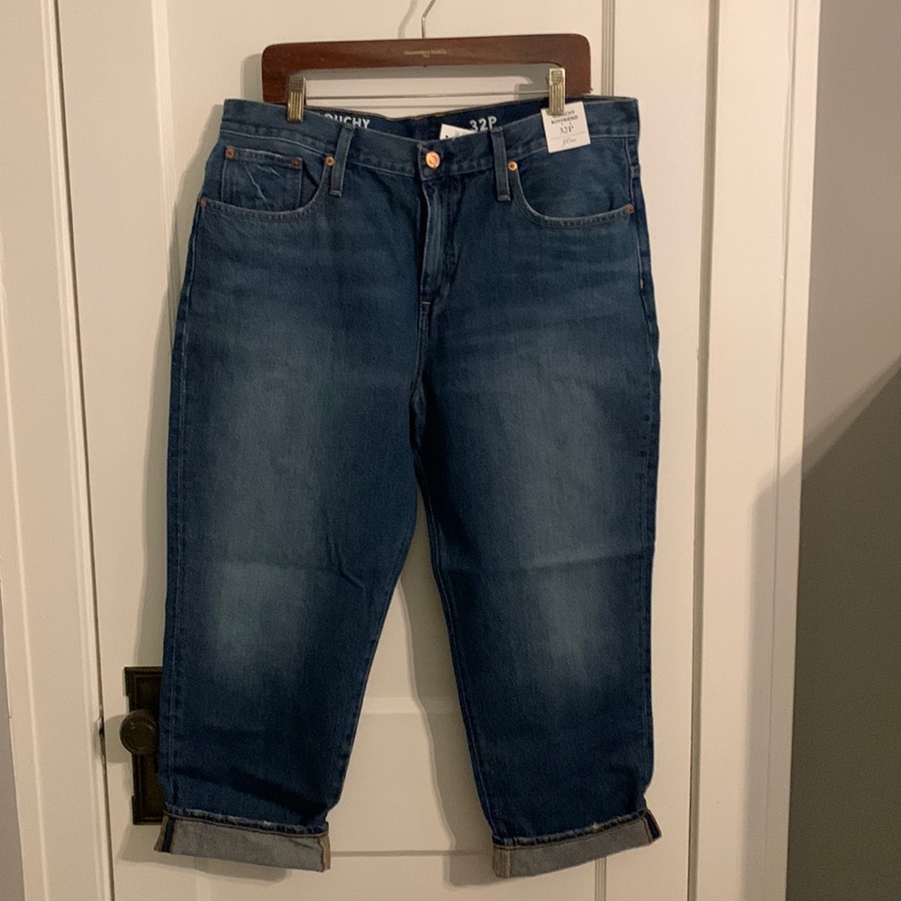 J Crew slouchy boyfriend jean